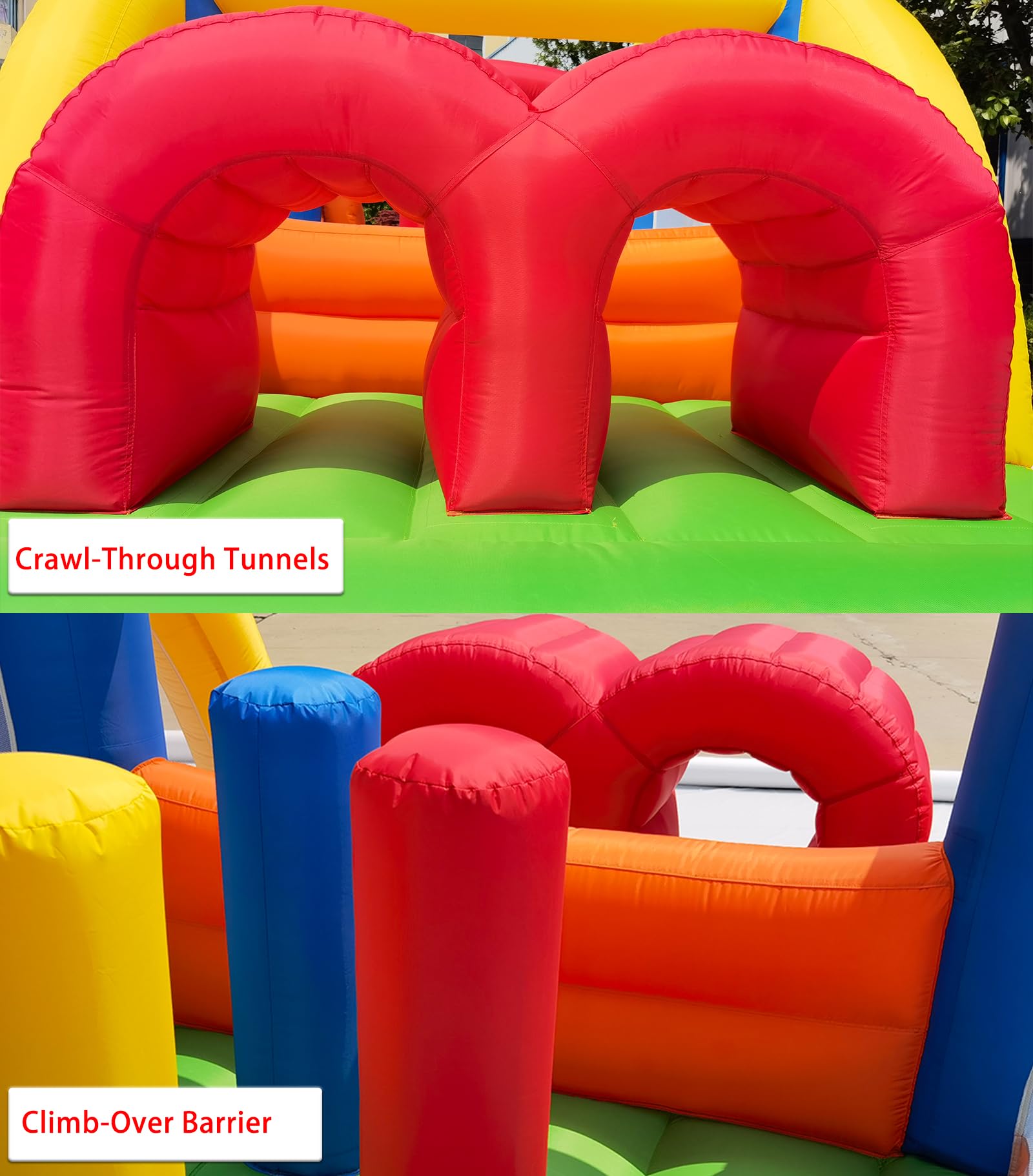 16.3 x 7.2FT Inflatable Obstacle Bounce House - Image 3