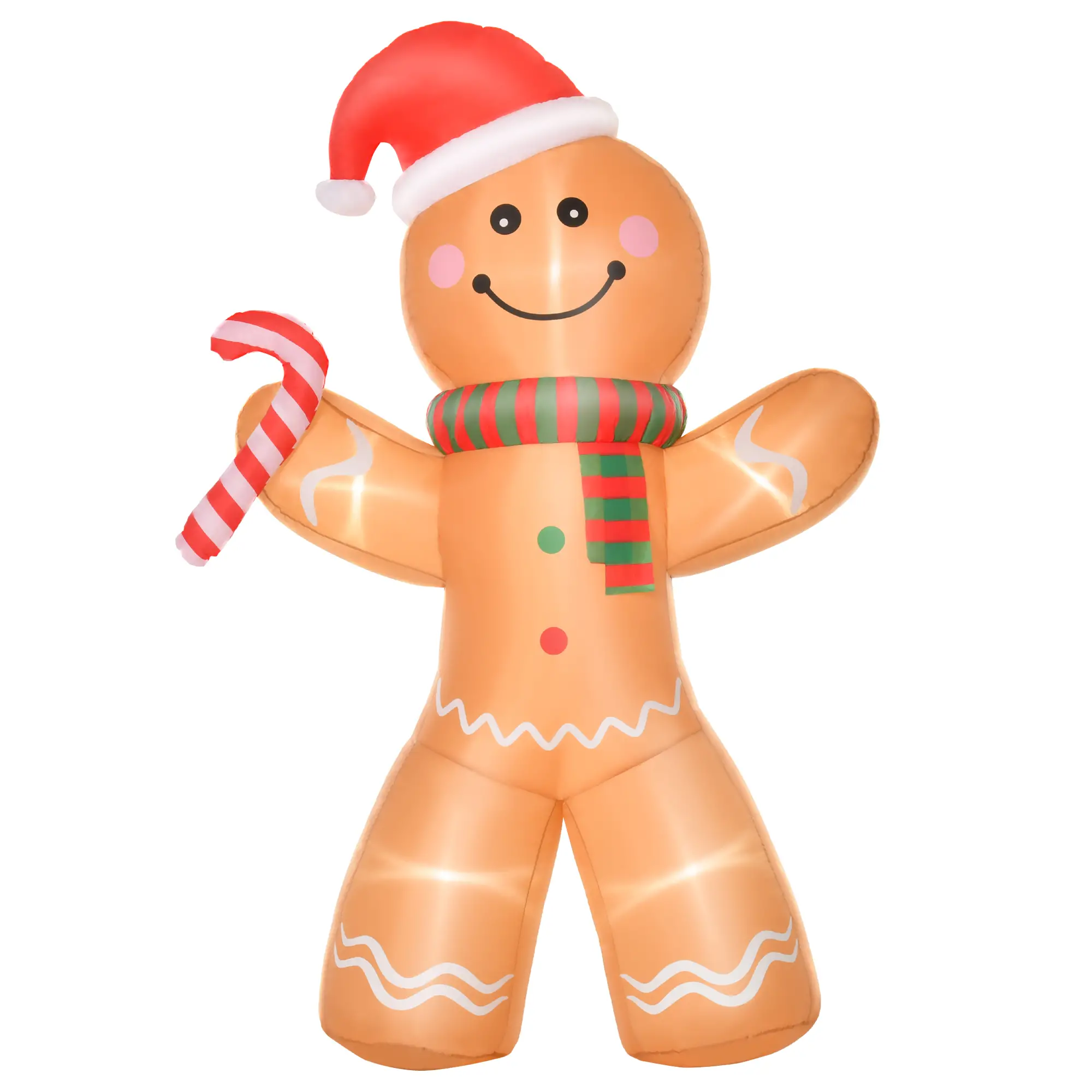 Inflatable gingerbread man