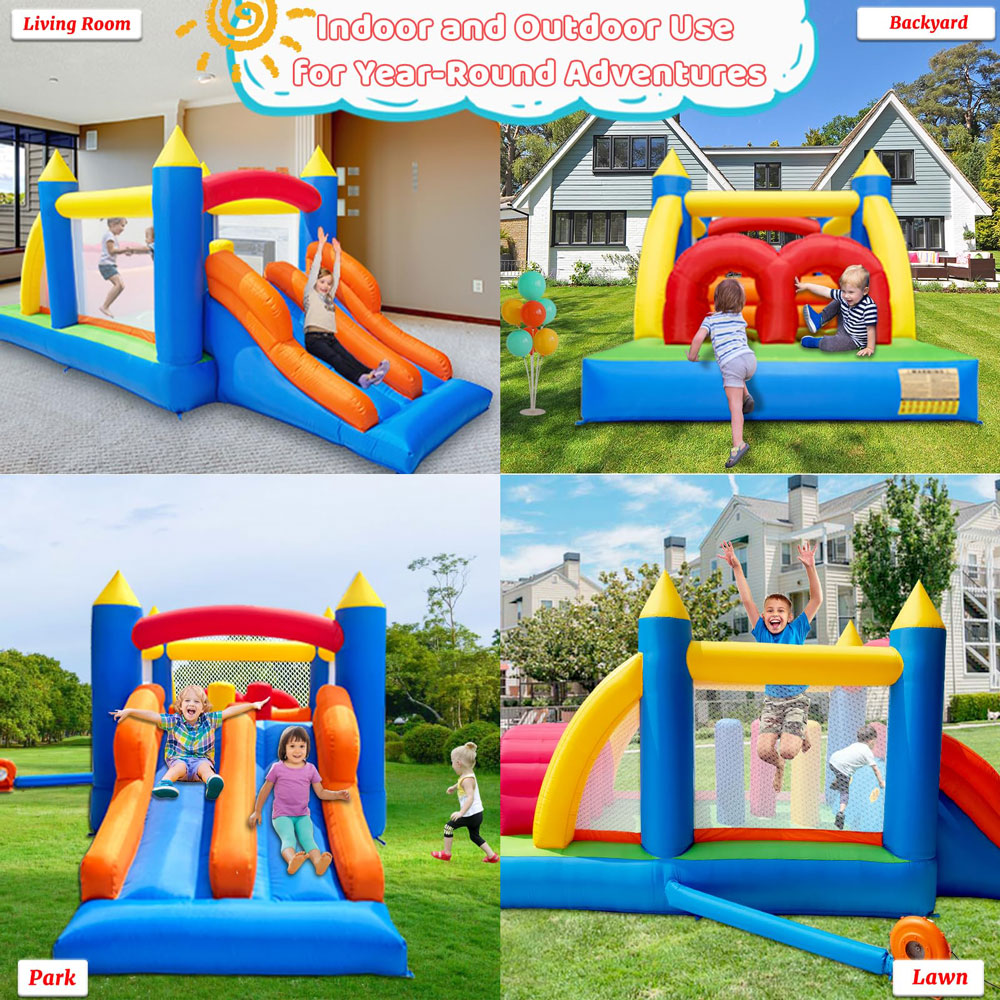 16.3 x 7.2FT Inflatable Obstacle Bounce House - Image 4