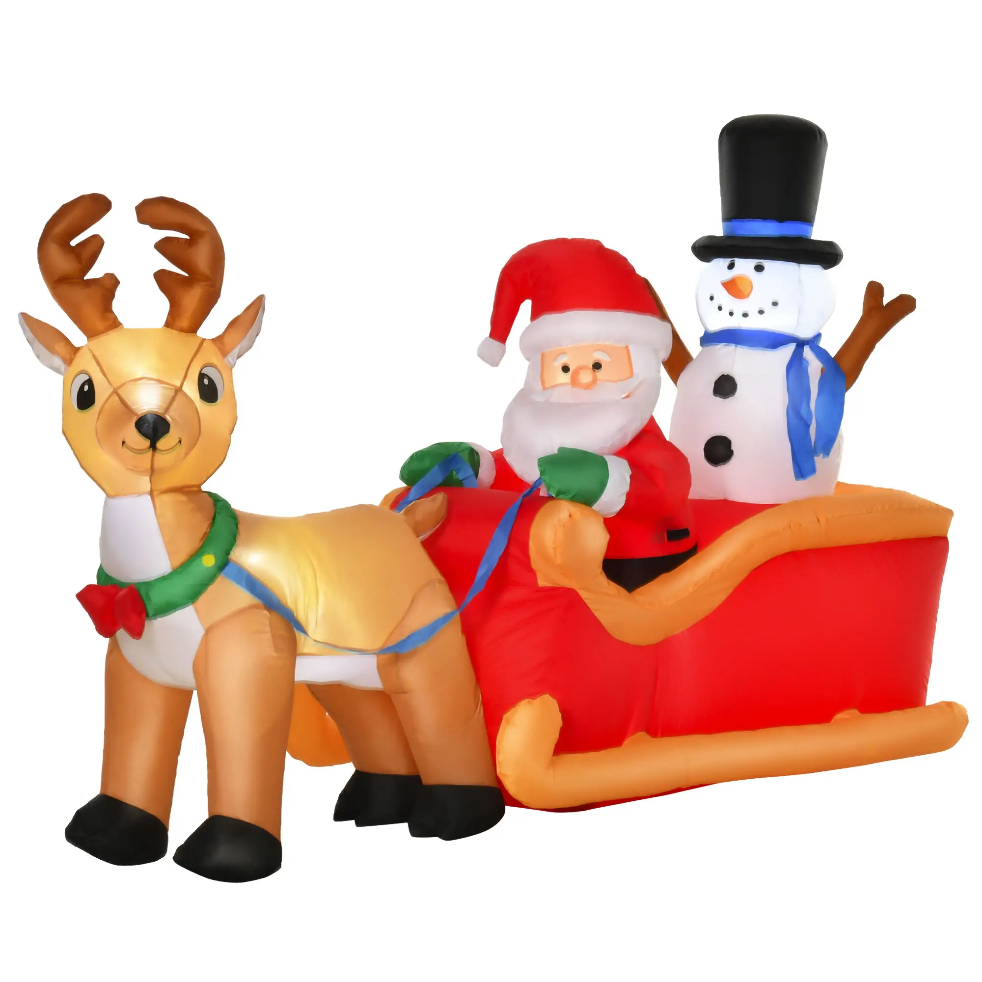 Inflatable Santa sleigh