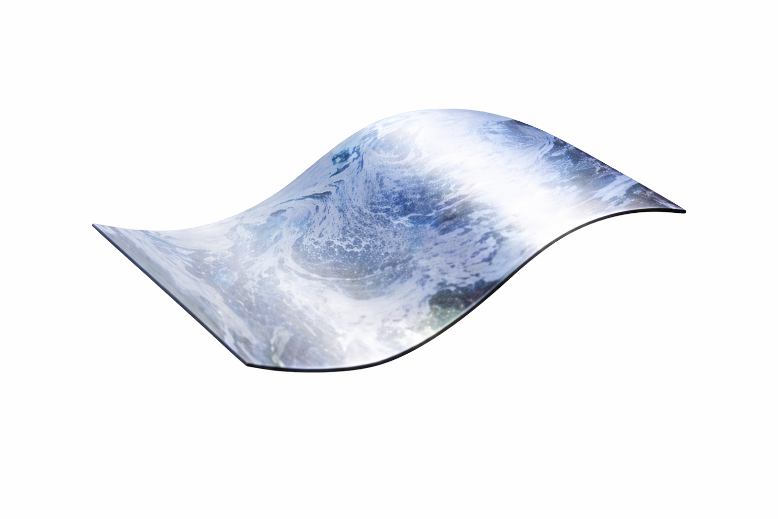 earth surface curved reflection
